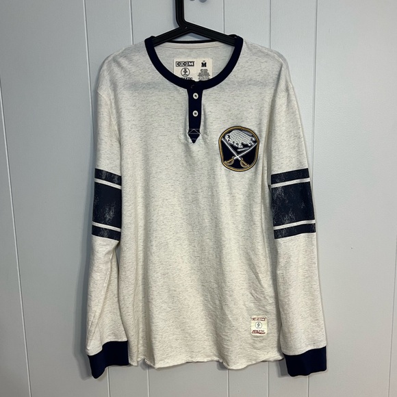CCM Other - CCM authentic‎ equipment buffalo Sabres long-sleeved shirt Size M NWOT